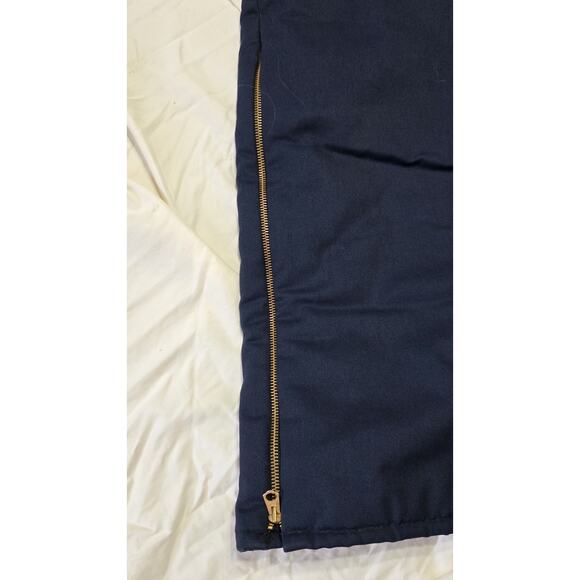 BERNE Apparel Insulated Canvas Coveralls Corduroy Collar Side Zip SZ XL 48-50 - Picture 6 of 11